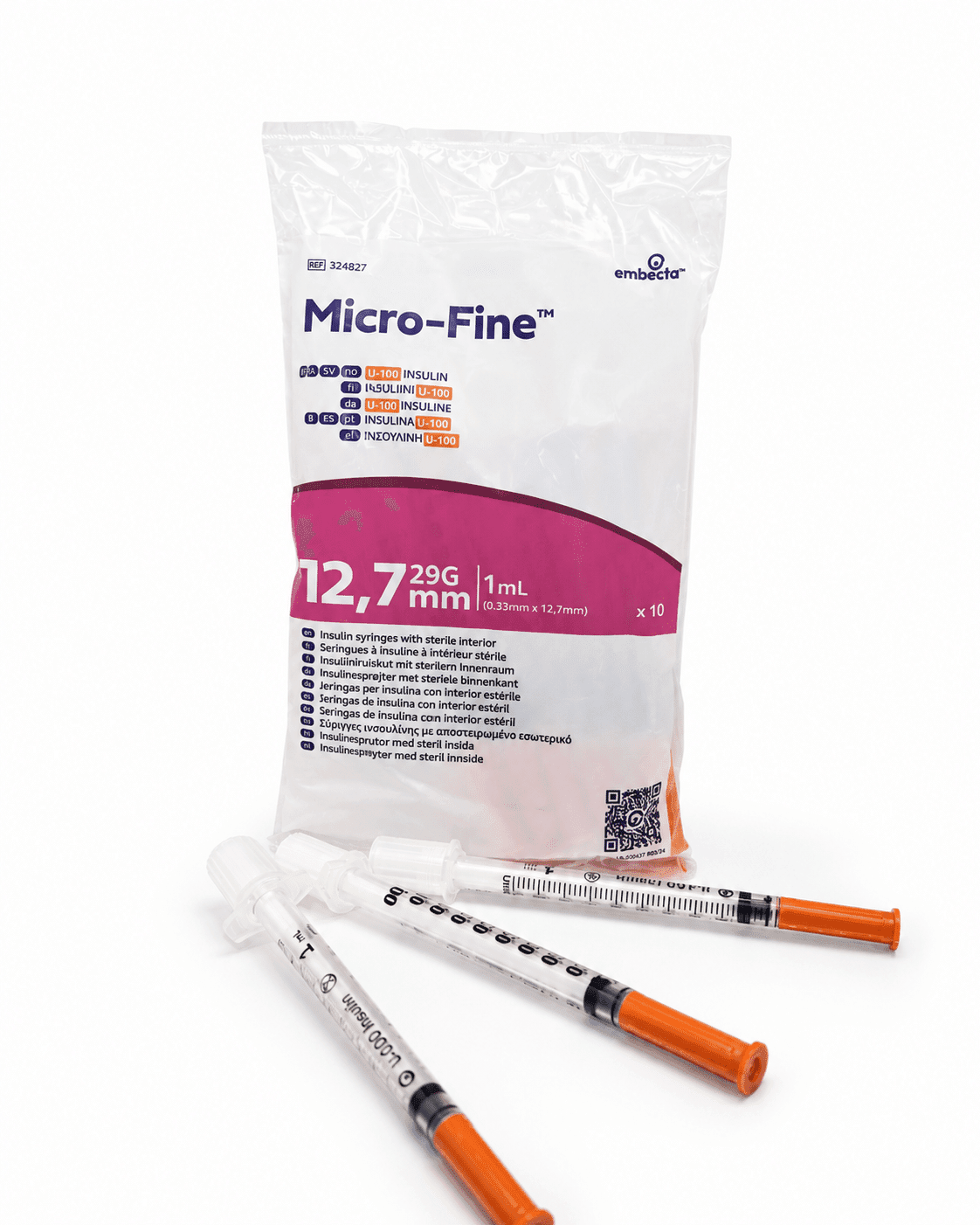 Micro Fine Syringes U-100 Micro Fine Syringes U-100